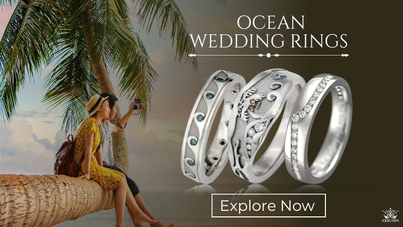 Nature inspired mens hot sale wedding bands